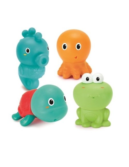 JUGUETES BAÑO PACK 4 UDS.