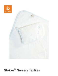 HOODED TOWEL BLUE SEA STOKKE