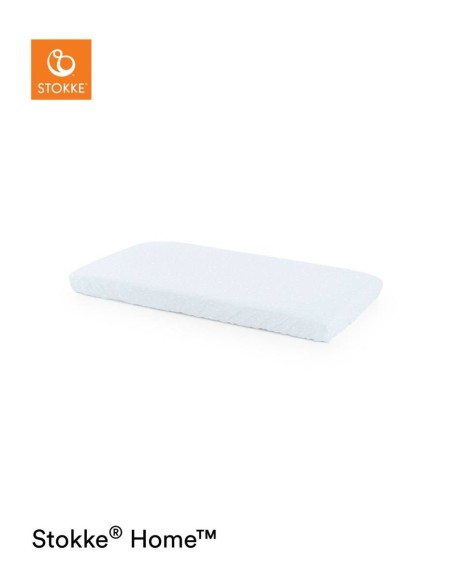 STOKKE HOME BED FIT SHEET BLUE SEA STOKKE