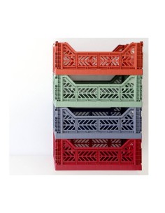 CAJA LILLEMOR MEDIANA PLEGABLE VERDE ALMENDRA TUTETE 2
