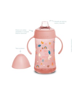 BIBERON CON ASAS +4M 270ML FOREST ROSA SUAVINEX 2
