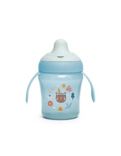 TAZA APRENDIZAJE +6M 200ML FOREST AZUL SUAVINEX SUAVINEX