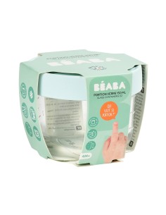 PORTION VERRE 150ML LIGHT BLUE BEABA BEABA 2