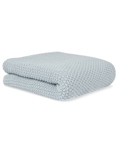 MANTA ALGODON 70X90 AZUL BONJOURBEBE