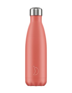 BOTELLA INOX CORAL PASTEL 500ML CHILLY BTBOX BEBES