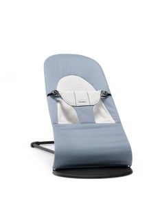 HAMACA BALANCE SOFT AZUL/GRIS COTTON JERSEY BABYBJORN