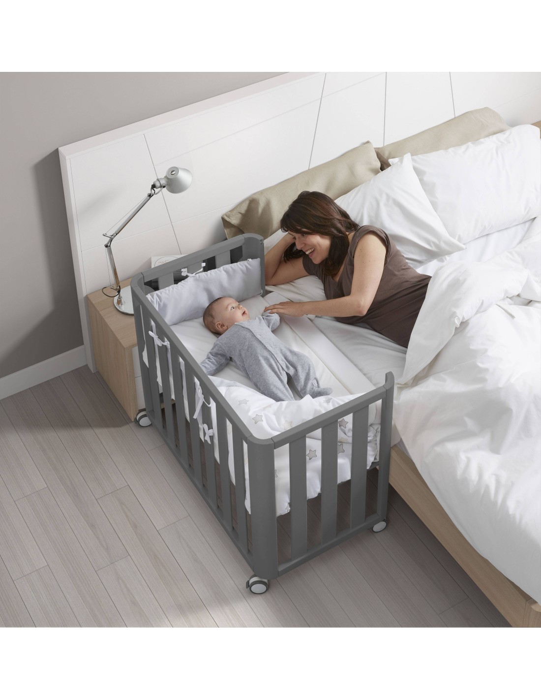 MINICUNA COLECHO DOCO SLEPPING 90X50 GRIS