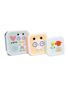 SET 3 CAJITAS ALMUERZO PANDA LOVE TUTETE