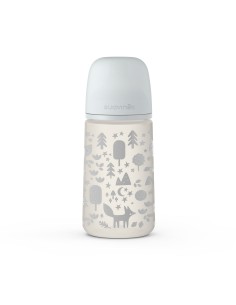 BIBERON TETINA FISIOLOGICA 270ML M FOX GRIS