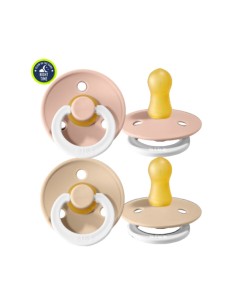 CHUPETES BIBS NOCTURNOS BLUSH VAINILLA 6-18M 2