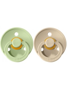 CHUPETES BIBS SAND PISTACHO 6-18M