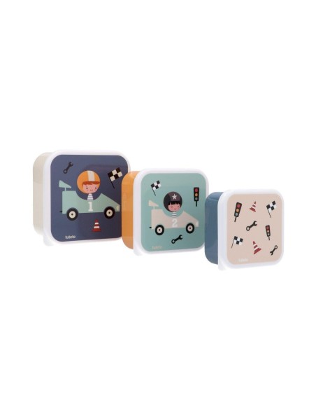 3 CAJAS ALMUERZO SPEED RACERS