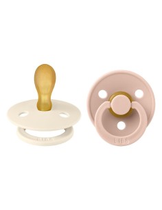 2 Chupetes BIBS Colour Simétrica Ivory/Blush 6-18 meses 2