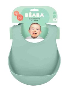 BABERO SILICONA VERDE SALVIA 2