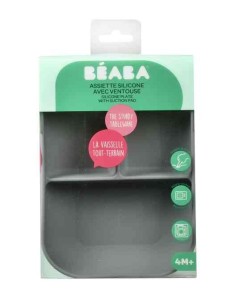 PLATO SILICONA BEABA MINERAL GREY 2