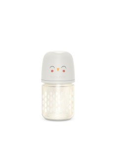 BIBERÓN VIDRIO 120ML BONHOMIA FEATHER BEIGE