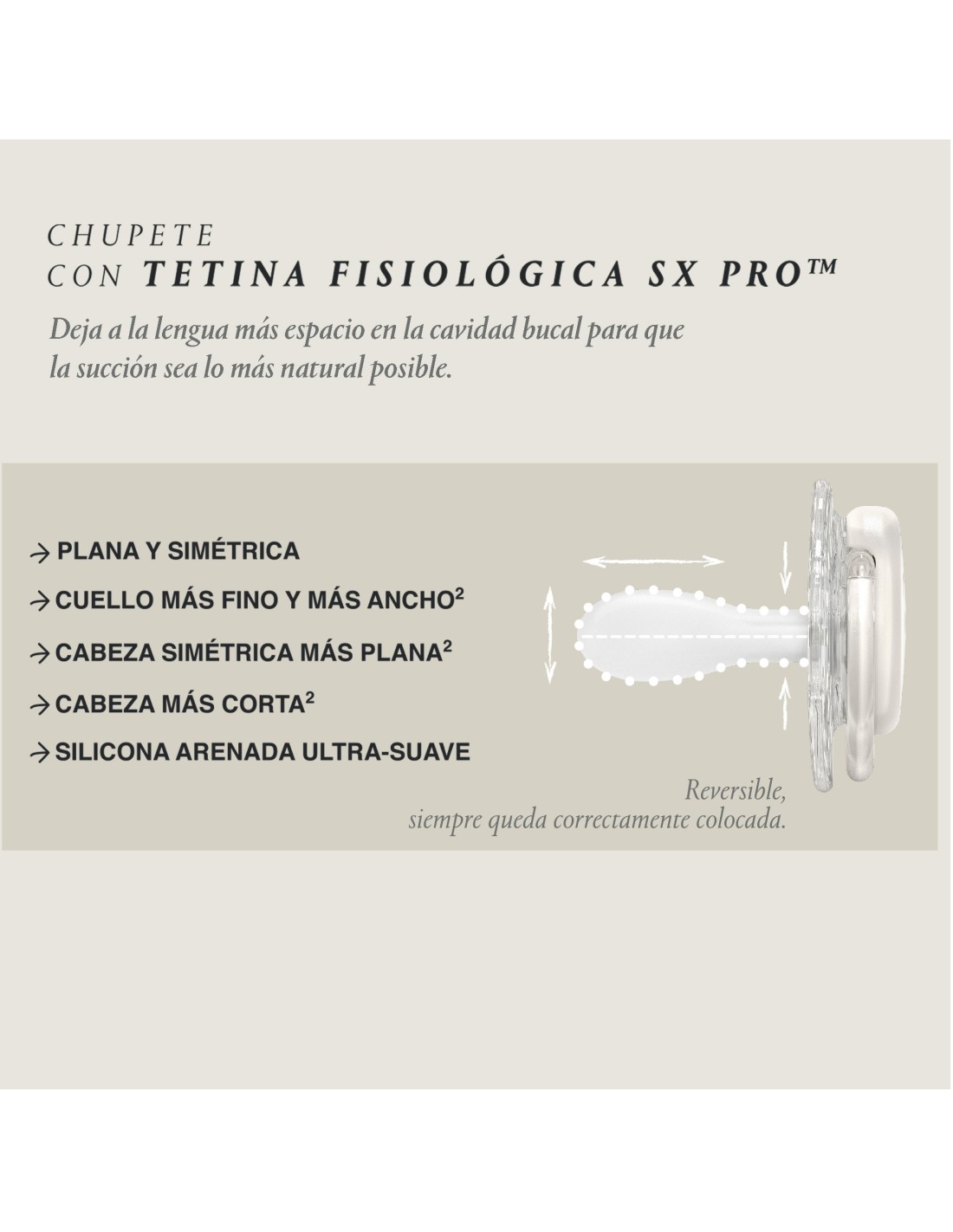 SUAVINEX Chupete Premium con tetina fisiológica silicona 6-18m