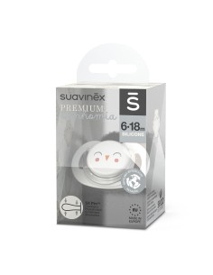 CHUPETE PREMIUM FSILOLOGICO SL 6-18 OWL BEIGE 2