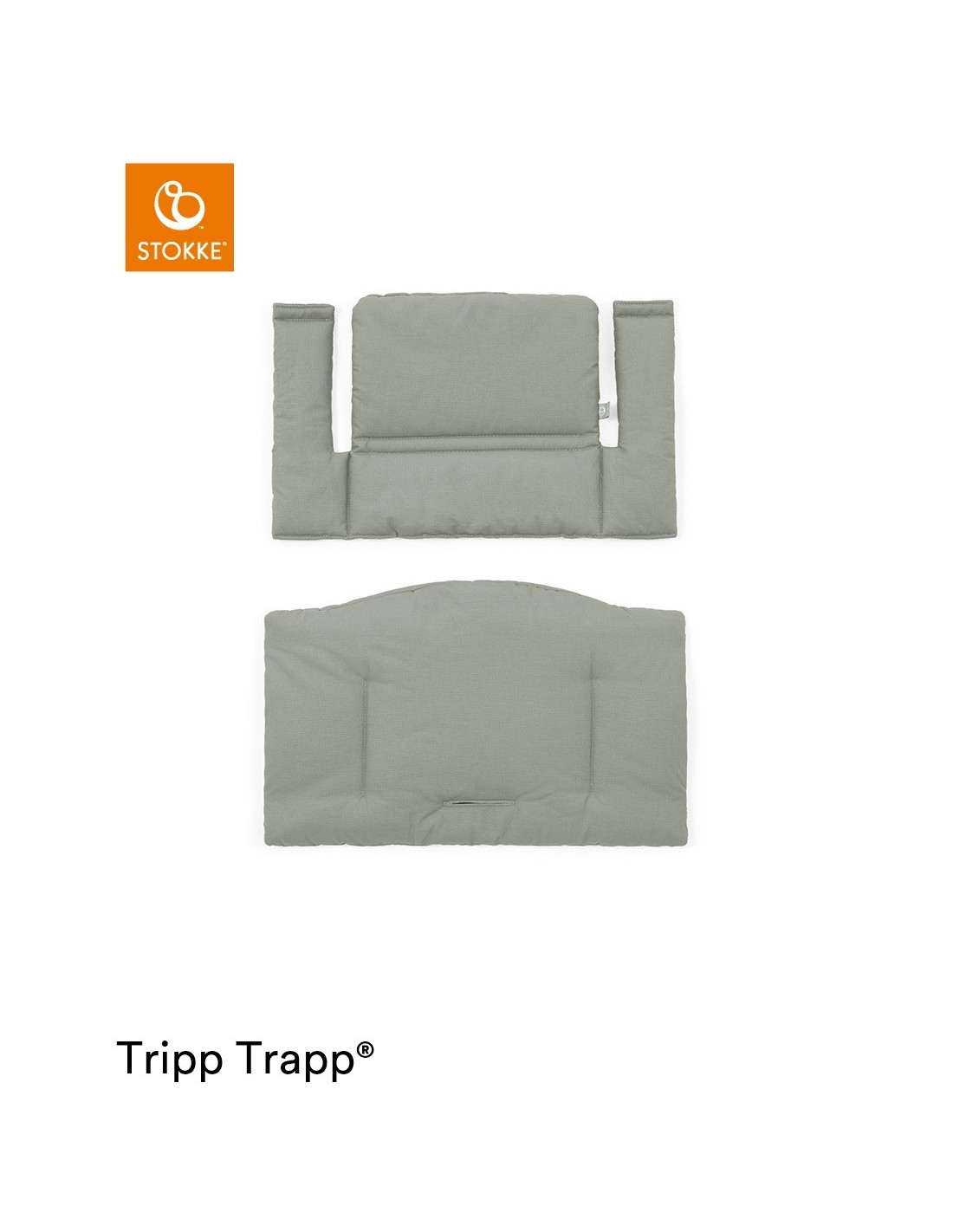 Stokke Tripp Trapp Classic Cushion, Glacier Green Pair With