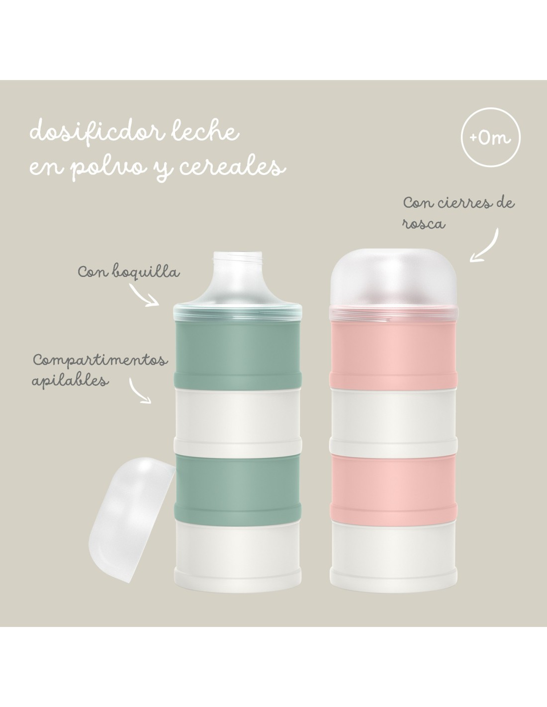 Dosificador leche en polvo bebé Ranita Opaco 3,51€