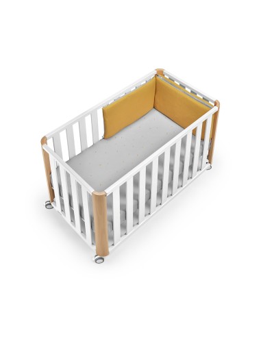 CUNA COLECHO DOCO SLEEPING 60X120 BLANCA/NATURAL COTINFANT