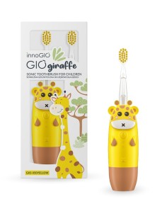 GIOGIRAFFE CEPILLO DENTAL AMARILLO