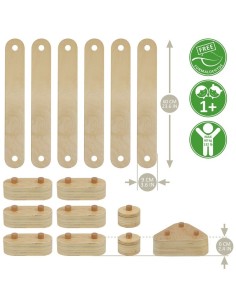 SET CIRCUITO DE EQUILIBRIO DE MADERA 2