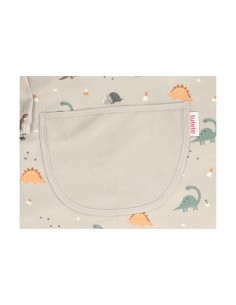 BABERO CON MANGAS Y BOLSILLO CENTRAL DINOS WORLD 2