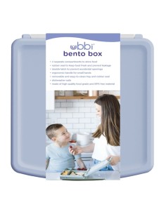 CAJA ALMUERZO BENTO AZUL UBBI 2