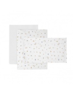 SABANA MOISES/CARRO 3 PCS 80X120X1 CM RABBIT BEIGE