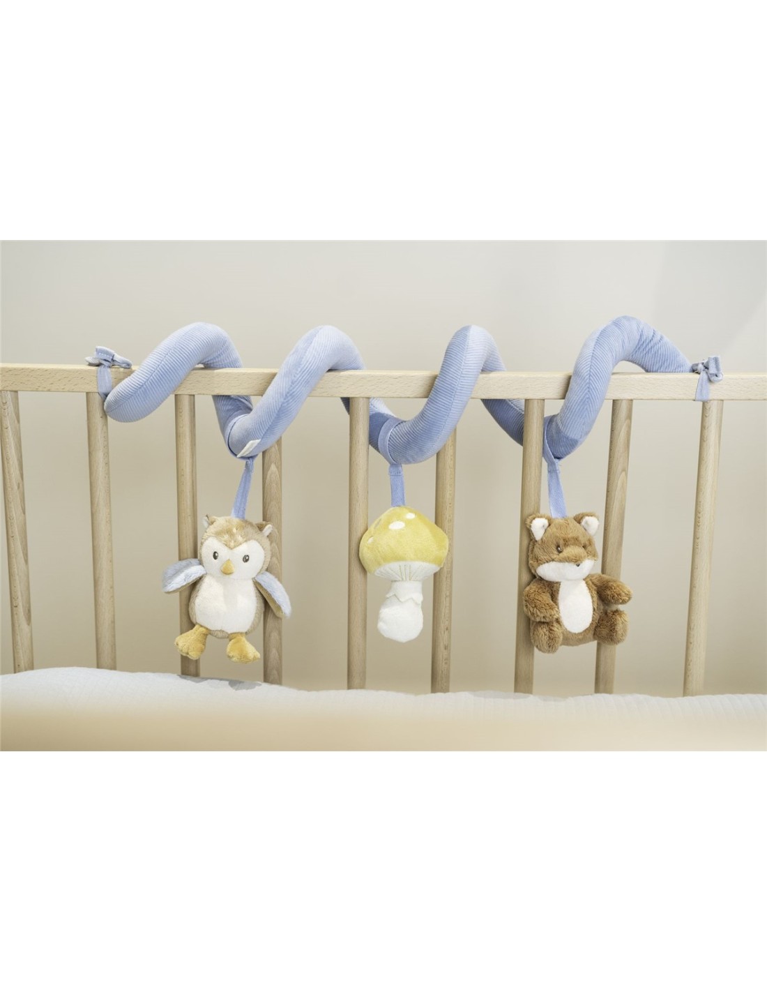Comius Sharp Juguete Colgante En Espiral Para Cochecito - Sonajero De Felpa Para Bebés Recién Nacidos (Colorido)