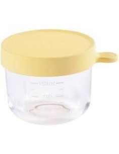 PORTION VERRE 150ML YELLOW BEABA